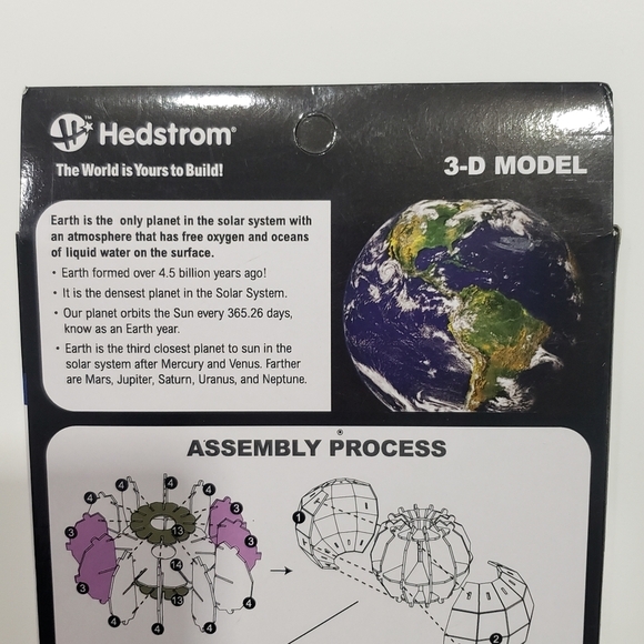 NEW Earth Globe 3-D Models - Set of 2 - Hedstrom - Picture 4 of 6